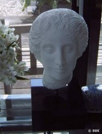 beeldhouwwerk_02.jpg - griekse kop, marmer statuario, 34 cm